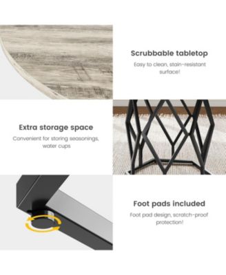 Kitchen Round Dining Table 4-6 People Kitchen and Dining Room Tables