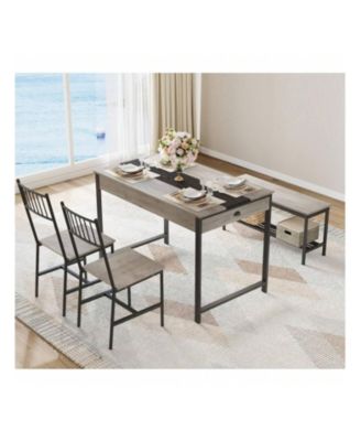 Kitchen Table Home Dining Table Set For 4 Small Kitchen Table And 2 Chairs For 4 for Dining Room, Home Office