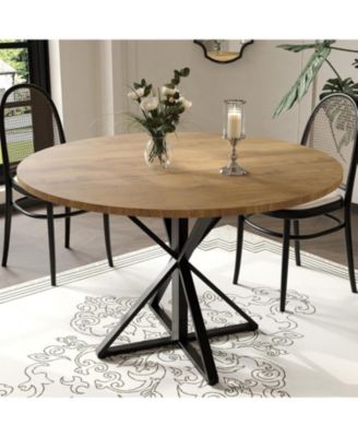 Kitchen Table Round Dining Table for 4 Farmhouse Kitchen Table Circle Dinner Table