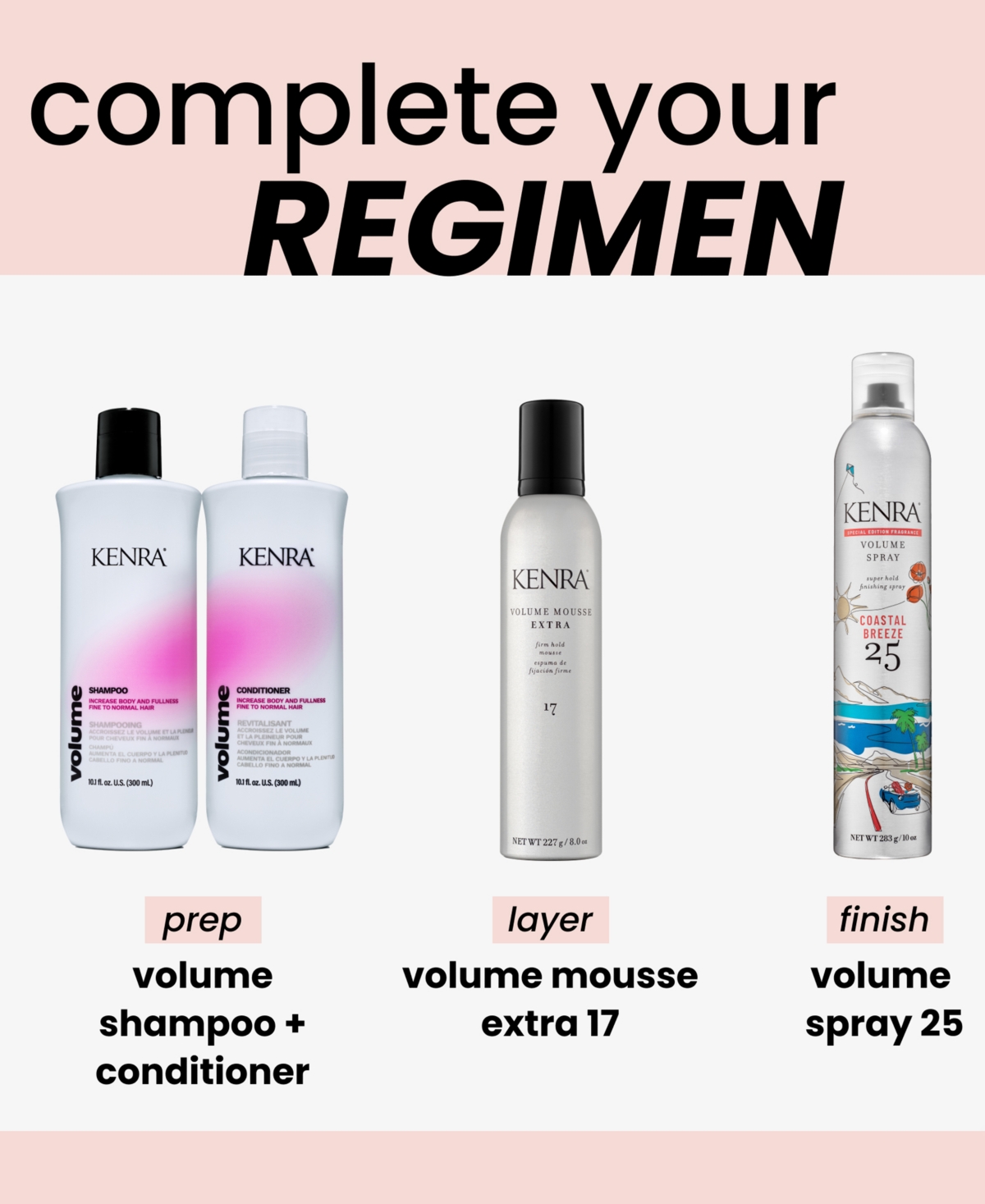 Kenra Professional Coastal Breeze Volume Spray, 10 oz.