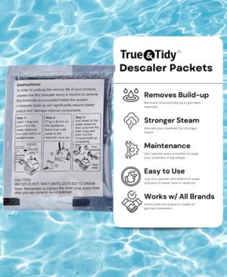 Upright Garment Steamer Descaling Packets for Mineral Build-Up, 10 Piece