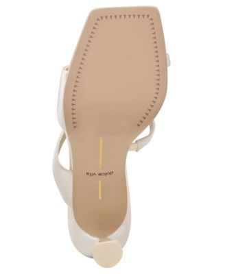 Women's Strappy Double Band High Heel Dress Sandals