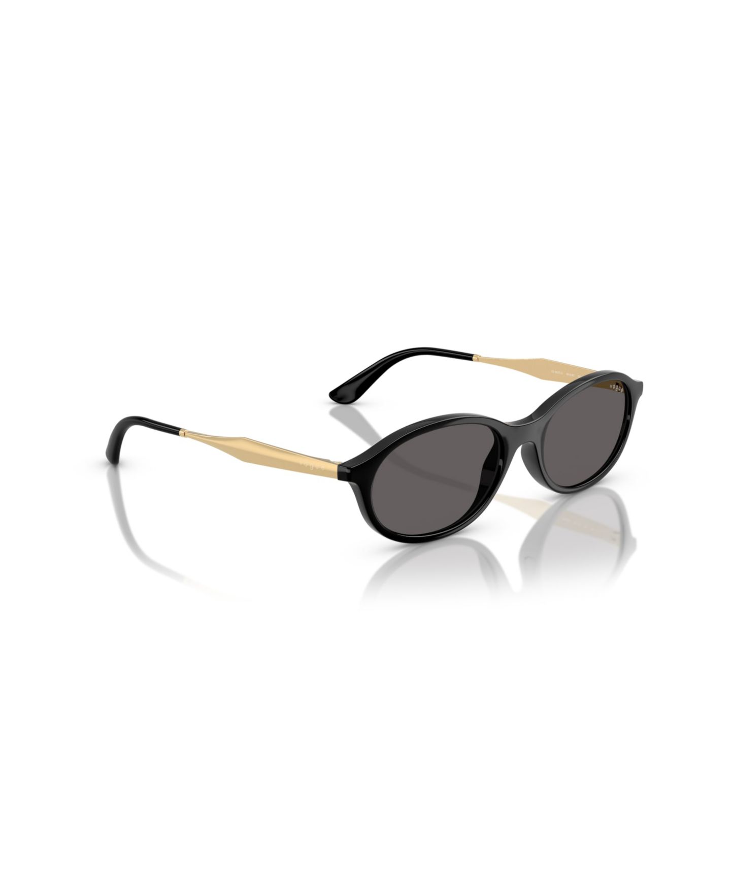 Женские солнцезащитные очки Vogue Eyewear Oval Sunglasses, VO5625S, цвет: Чёрный — фото 6