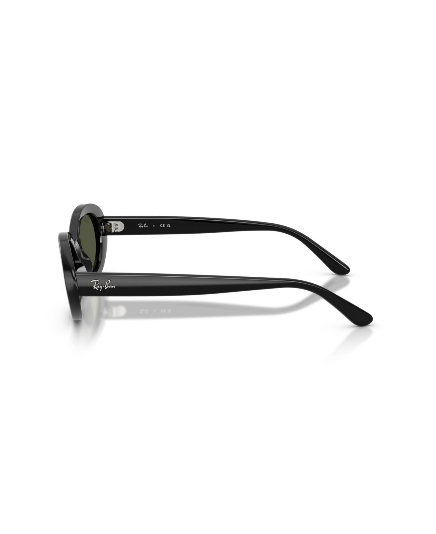 Женские солнцезащитные очки Ray-Ban Oval Sunglasses, RB2223, цвет: Чёрный — фото 2