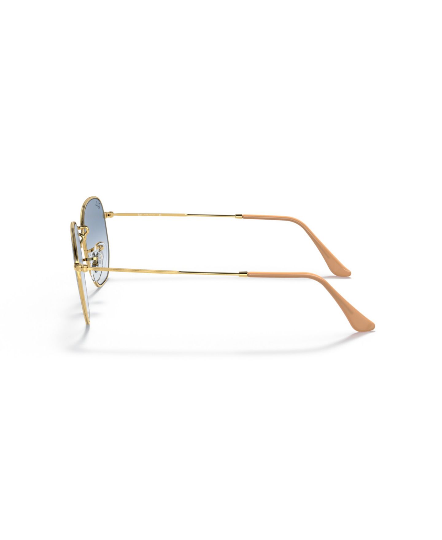 Солнцезащитные очки Ray-Ban Unisex Hexagonal Sunglasses, RB3548, цвет: Золотой — фото 3