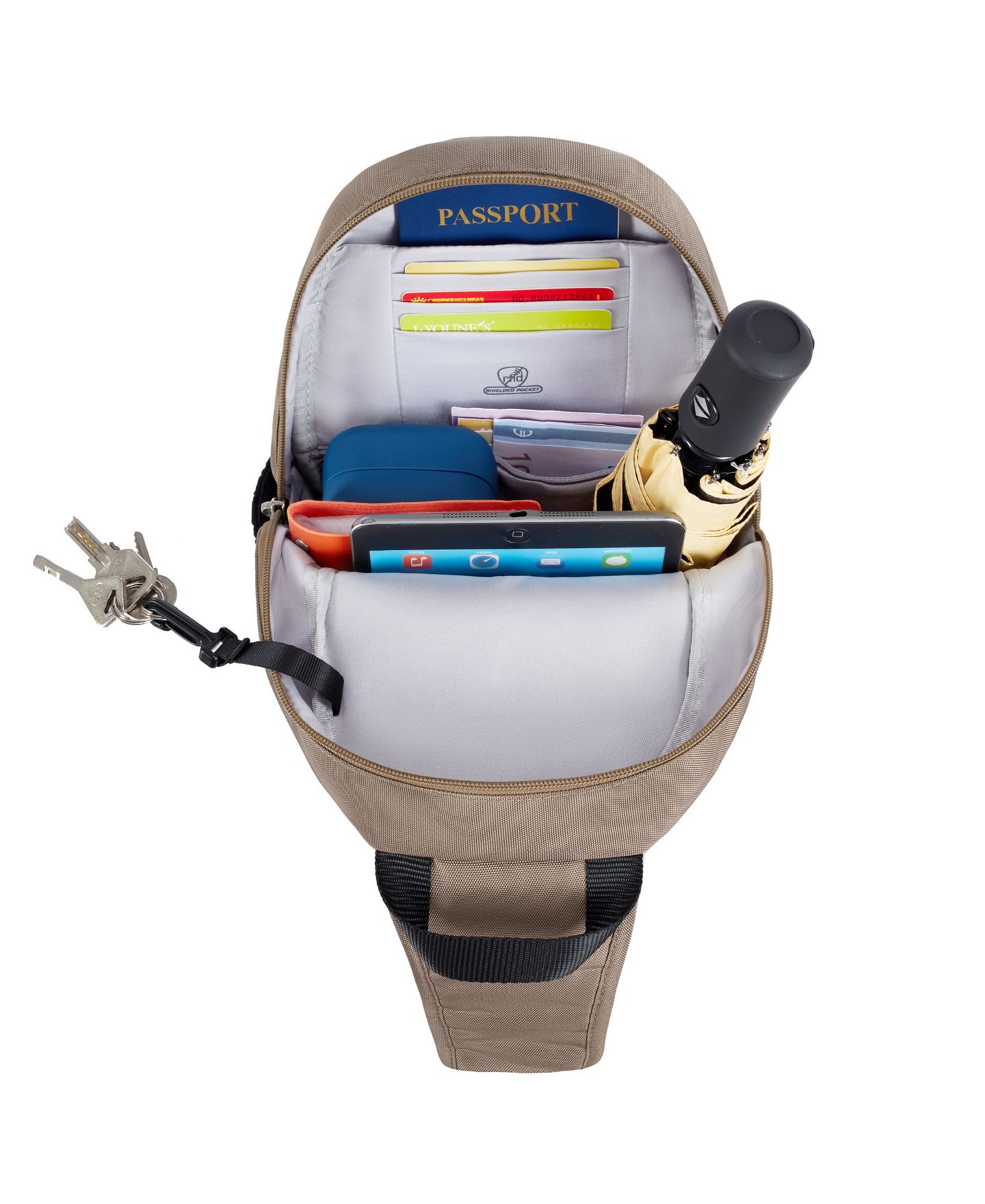 Сумка Travelon Anti-Theft Classic 14" Sling — фото 5