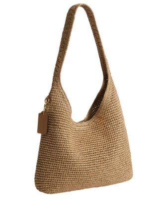 Brooklyn Medium Straw Shoulder Bag 28