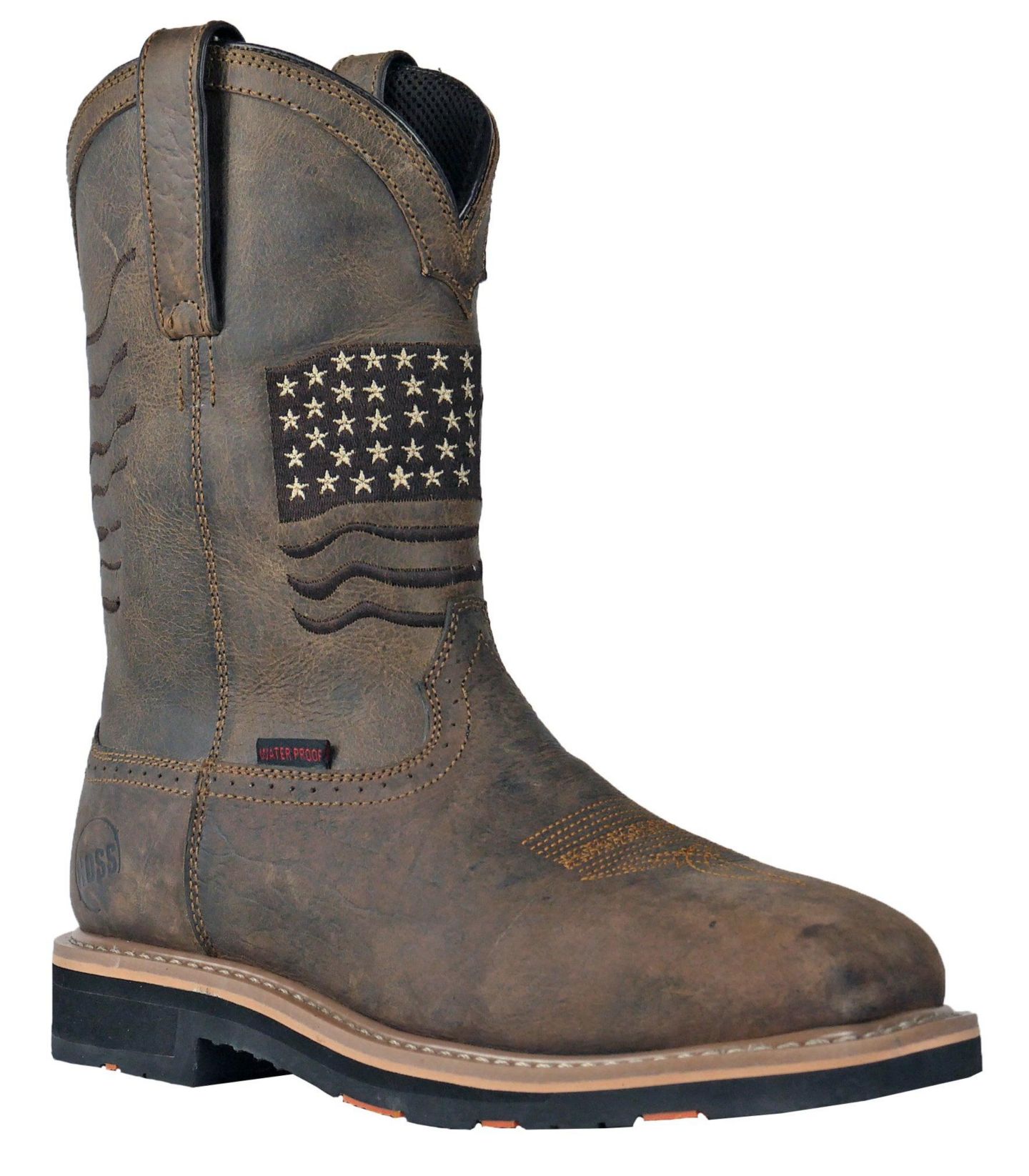 Мужские ботинки Hoss Boot Company Rushmore Composite Toe Work Boot, цвет: Коричневый — фото 1