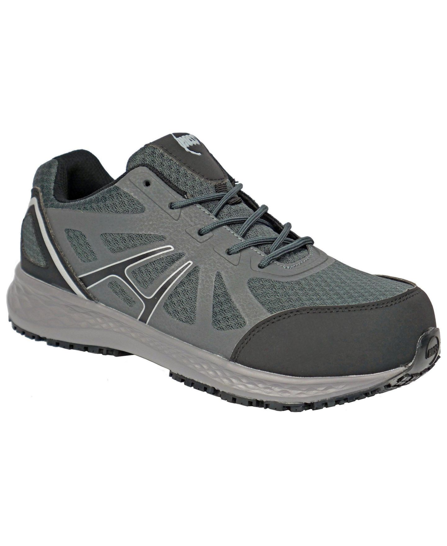 Мужские ботинки Hoss Boot Company Express Men s Composite Toe Lightweight Work Shoe, цвет: Серый / Чёрный — фото 1