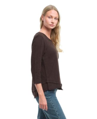 Women's 3/4 Sleeve Mock Layer Tee