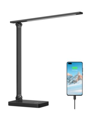 LED Desk Lamp with charging port, 650LM Touch Control, 5 Brightness Level