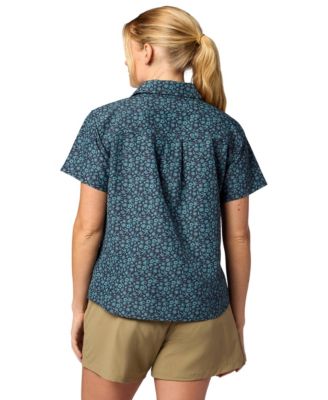 Women's Air Exchange UPF 40 Novelty Short Sleeve Camp Collar Shirt