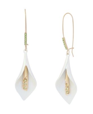 Faux Stone Betsey's Bouquet Calla Lily Dangle Earrings