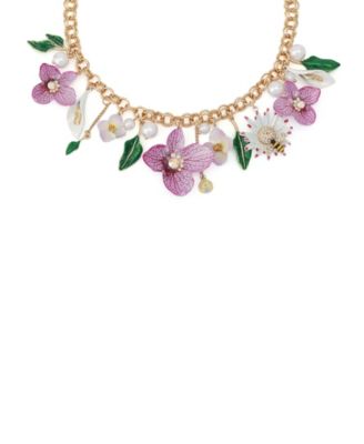 Faux Stone Betsey's Bouquet Statement Necklace