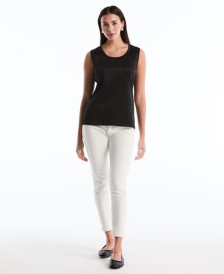 Petite Ottoman Knit Sleeveless Top