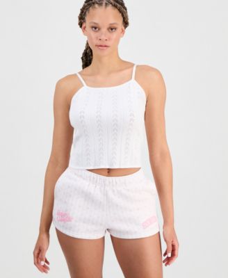 Juniors' Senior Ellie Fleece Shorts