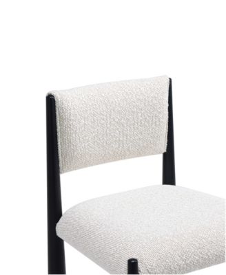 Lennor 37.4" Boucle Upholstered Counter Stool