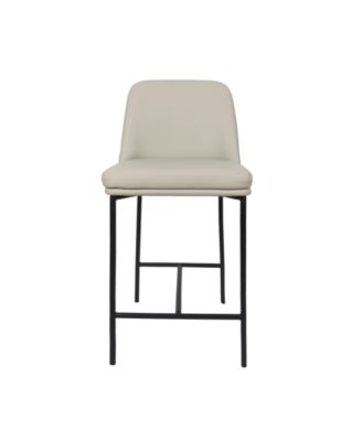 Loft Faux Leather Upholstered Counter Stools, Set of 2