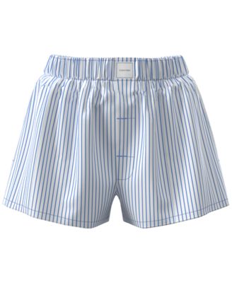 Women's Striped Pull-On Shorts