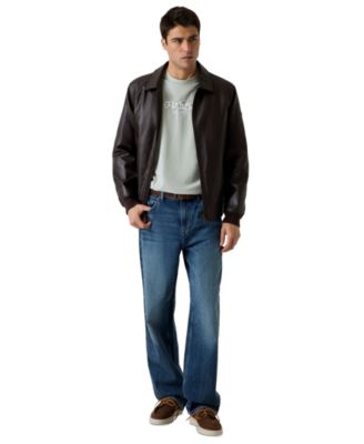 Men's Logo Contrast Crewneck T-Shirt