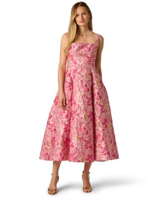 formal dresses macarthur square Adrianna Papell Jacquard Midi Dress Q3c