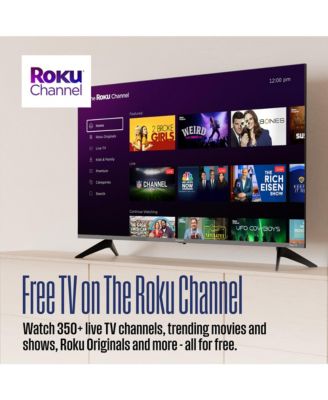 50" Roku Smart TV 4K UHD QLED, HDR10+, 60Hz,  Dolby Vision, Wi-Fi, Apple HomeKit, Alexa & Google Assistant Compatible