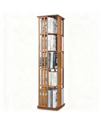 360° Rotating Narrow Bookshelf for Home
