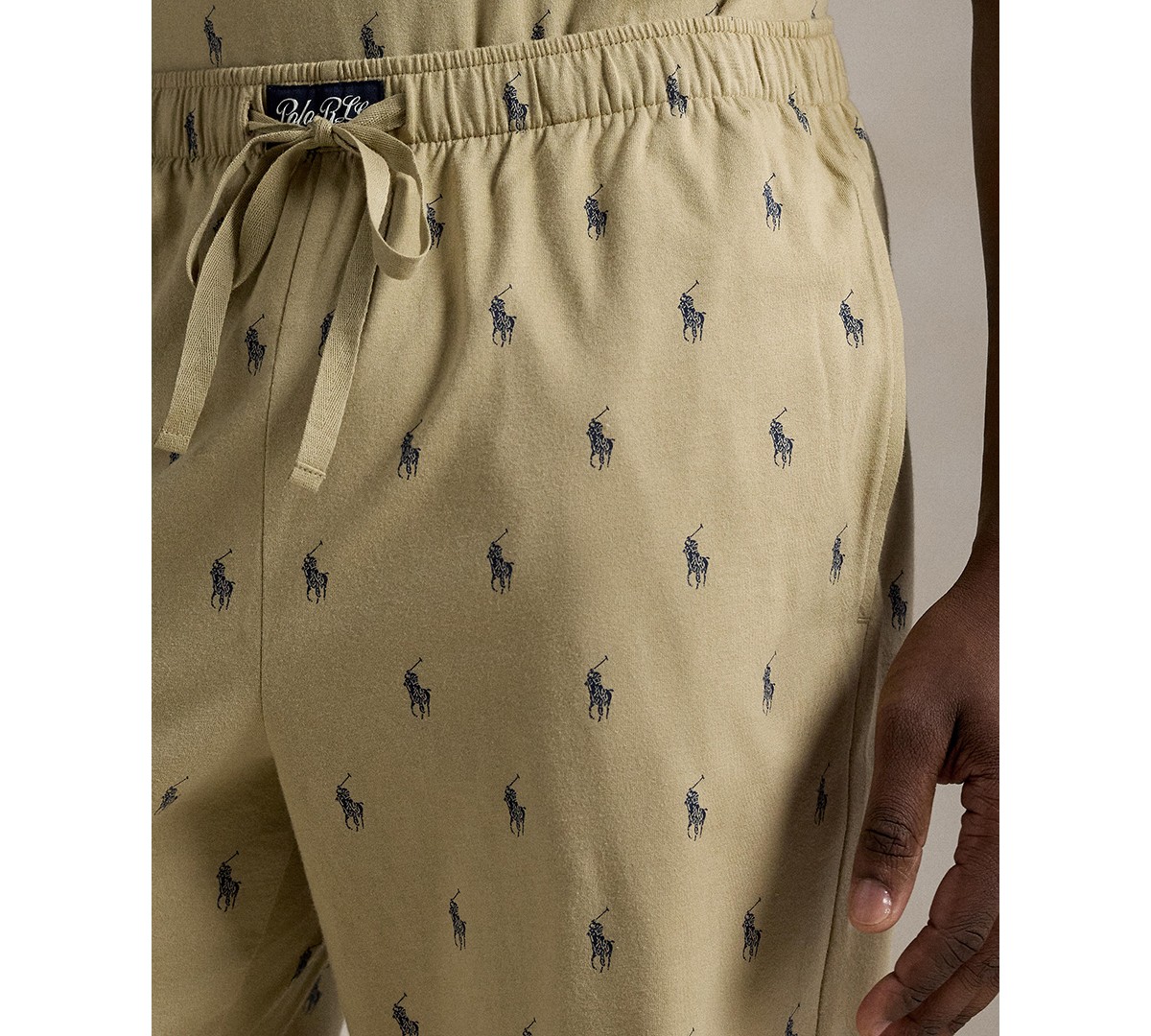 Мужские Polo Ralph Lauren Men's Crewneck T-Shirt and Pajama Pants, 2-Piece Set — фото 4