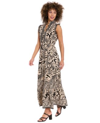 Women's Collared Maxi Dress