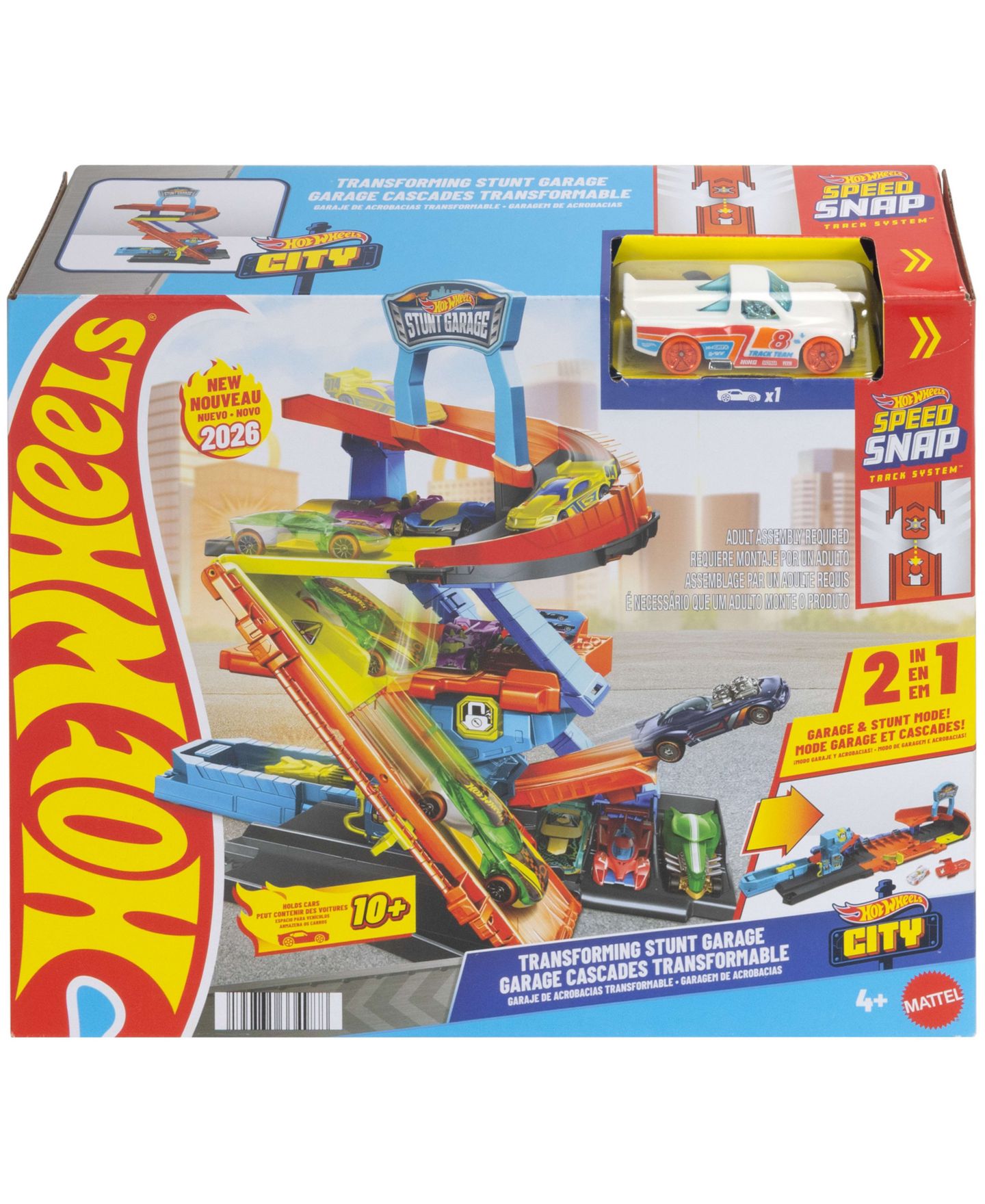 Детский игровой набор Hot Wheels City Transforming Stunt Garage Playset — фото 3