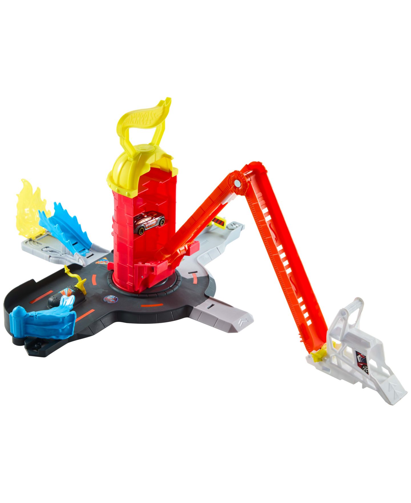 Детский игровой набор Hot Wheels City Super Fire Station Rescue Playset — фото 5