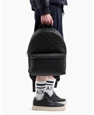 Men's Tonal All Over Logo Backpack