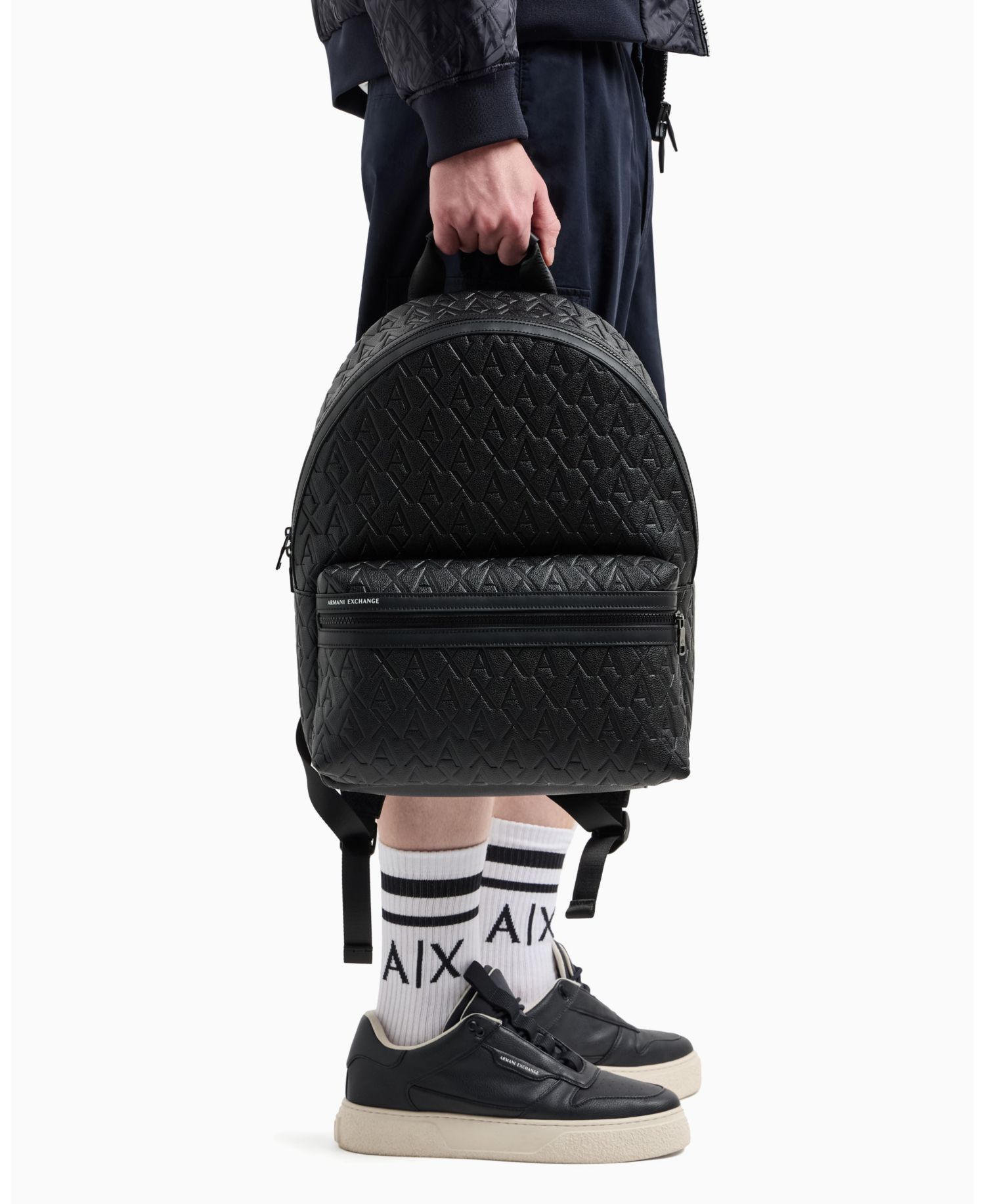 Men's Tonal All Over Logo Backpack