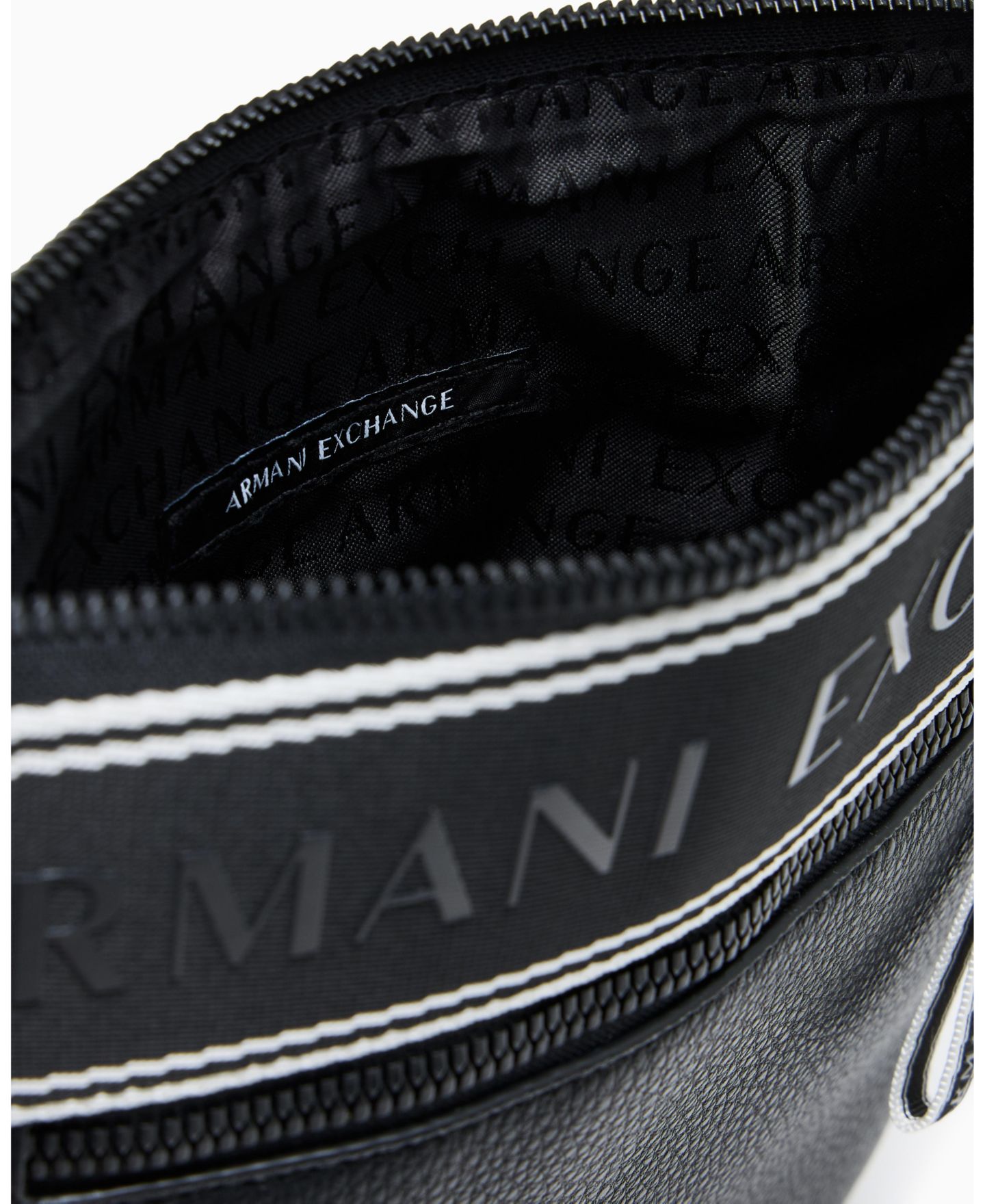 Мужская сумка A|X Armani Exchange Flat Crossbody, цвет: Чёрный — фото 5