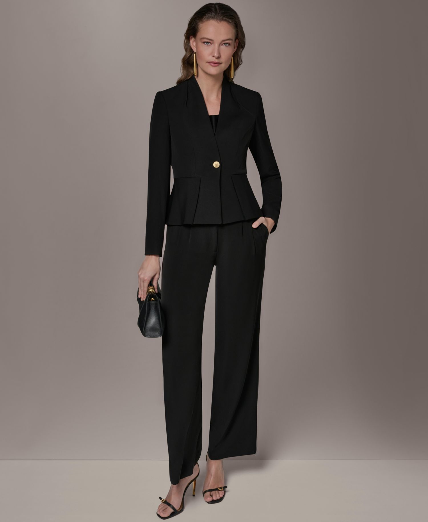 Women's One Button Blazer Blazer