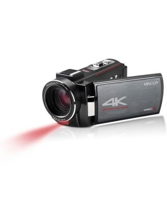 MN4K25NV 4K Ultra HD 30MP 3" Touchscreen Camcorder with Night Vision with Accessory Kit