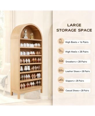 Arched Book shelves with Adjustable Shelves for Space-Efficient Storage