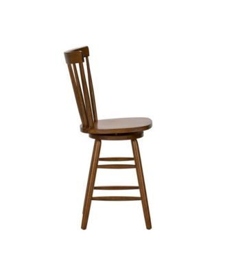 Industies Creations 24 Inch Swivel Counter Chair - Tobacco in Various