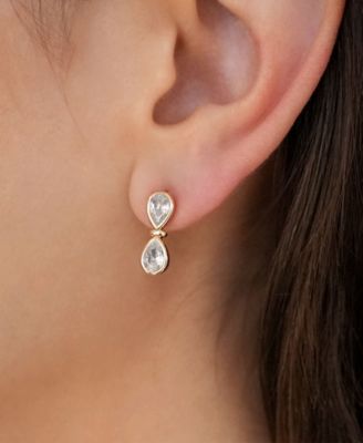 Infinity Crystal Stud Earrings