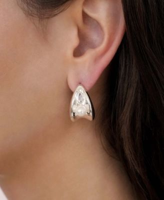 Soft Curve Hoop Earrings