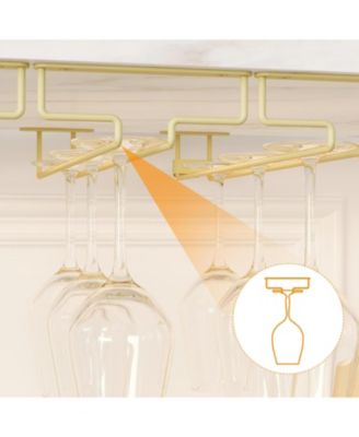 3-Tier Wine Bar Cabinet with LED Lights, Detachable Wine Rack, Glass Holder, and Mesh Door for Kitchen, Living Room, Bar.