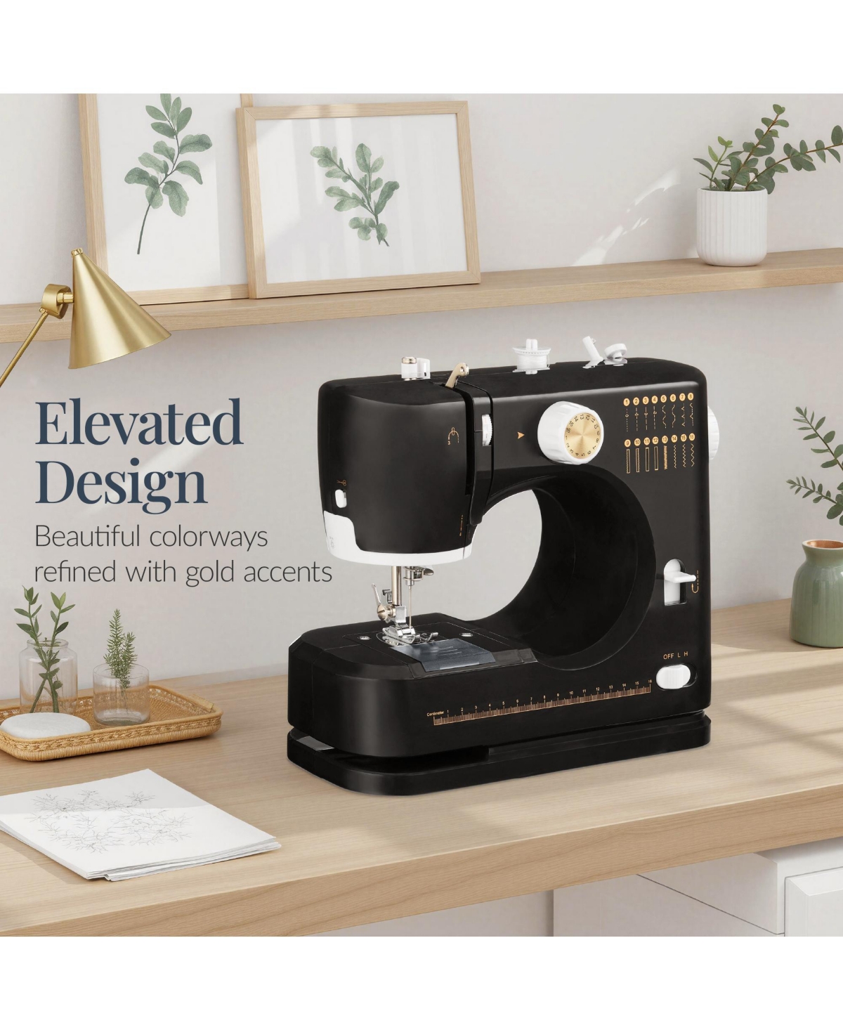 Best Choice Products 55-Piece Sewing Machine Kit for Beginners, w/ 16 Stitch Patterns, Double Stitching