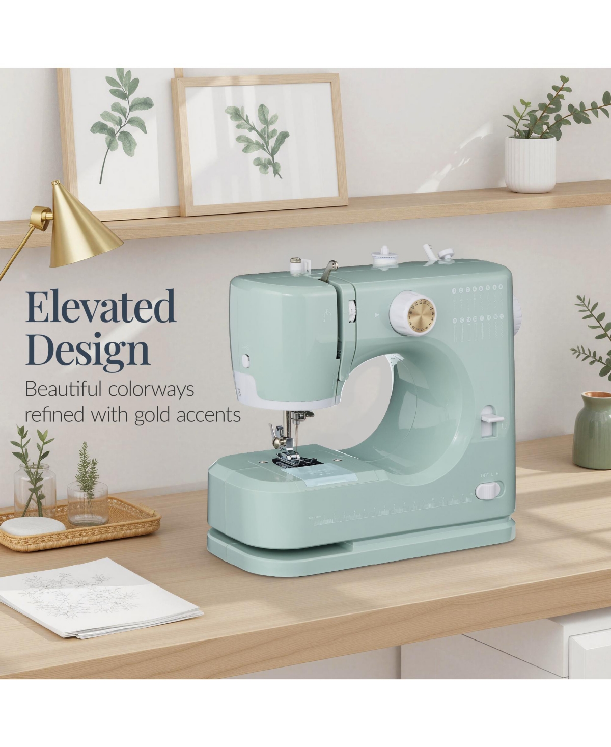 Best Choice Products 55-Piece Sewing Machine Kit for Beginners, w/ 16 Stitch Patterns, Double Stitching
