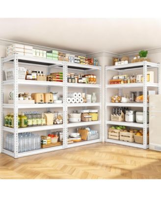 5-Tier 2500LBS Adjustable Metal Shelving Unit for Garage, Kitchen, Pantry