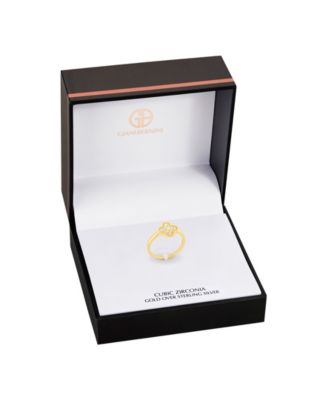 Gold Plated Clover Ring