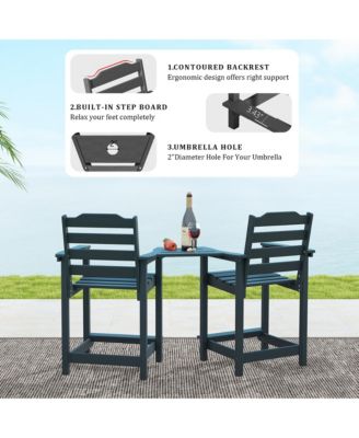 A set of 2 economical bar stools (including the table board)