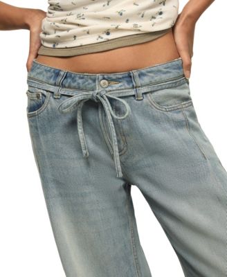 Women's Wide Leg Liquid Denim Luxe Palazzo Jeans