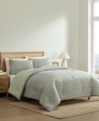 Park Stripe Printed 2-Pc. Comforter Set, Twin/Twin XL