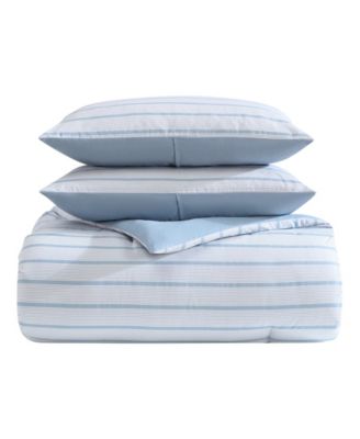 Chambray Waves Printed 2-Pc. Comforter Set, Twin/Twin XL