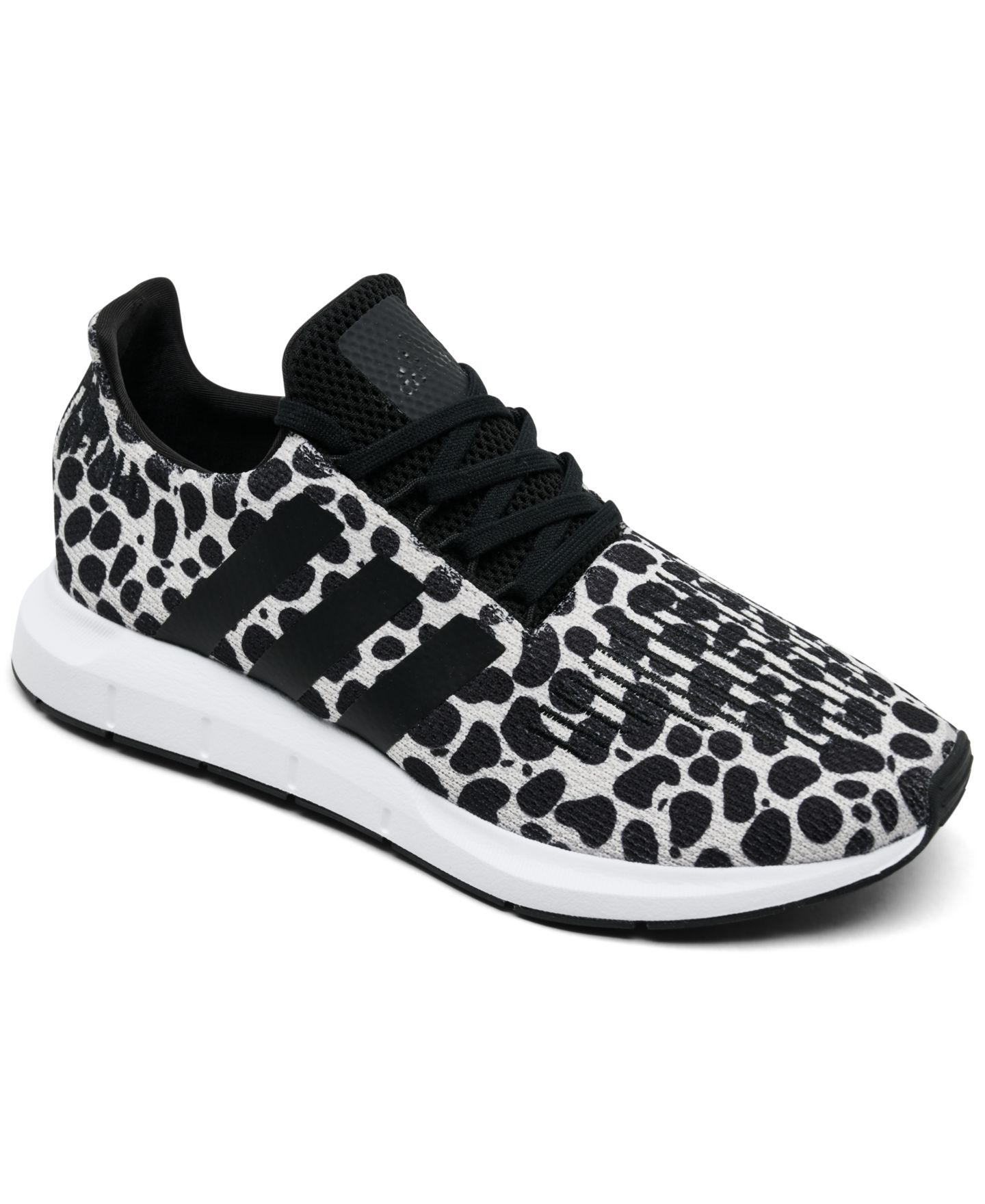 Женские кроссовки adidas Swift Run 1.0 Animal Print Casual, цвет: Бежевый / Чёрный — фото 1